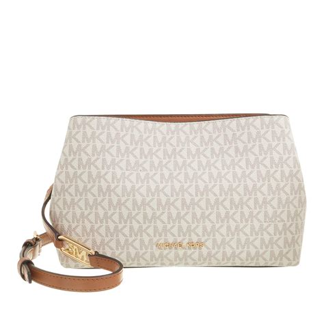 michael kors megan vanilla|Michael Kors vanilla crossbody bag.